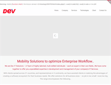 Tablet Screenshot of devitsolutions.com